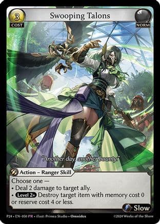 Swooping Talons — Promotional Cards