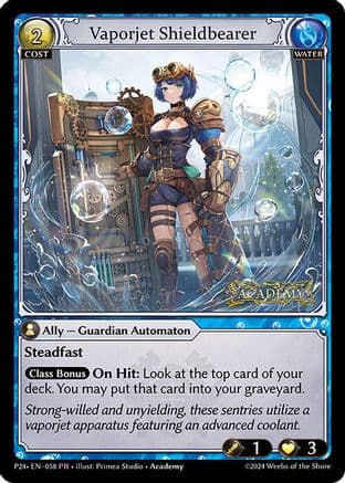 Vaporjet Shieldbearer — Promotional Cards