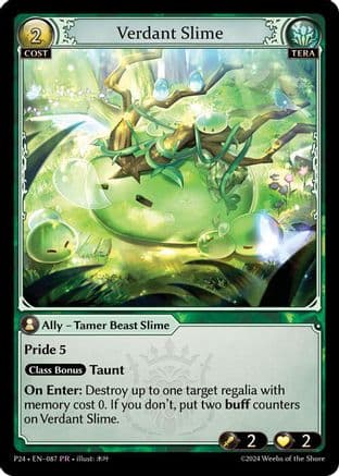 Verdant Slime — Promotional Cards