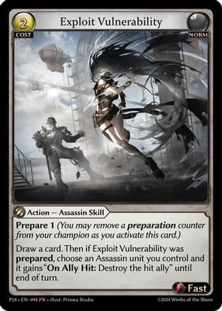 Exploit Vulnerability — Promotional Cards
