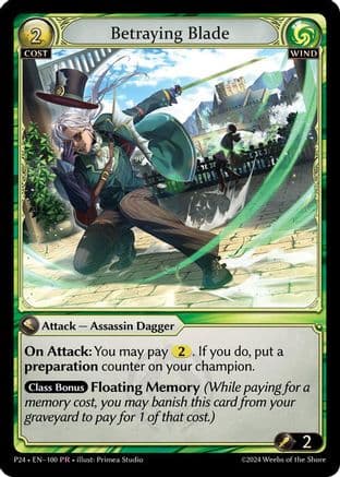 Betraying Blade — Promotional Cards
