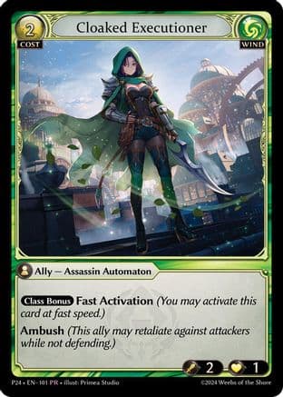 Cloaked Executioner — Promotional Cards Grand Archive TCG card by Primera Studio