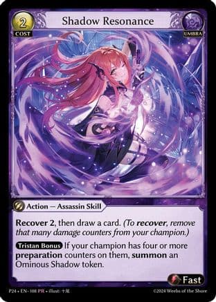 Shadow Resonance — Promotional Cards