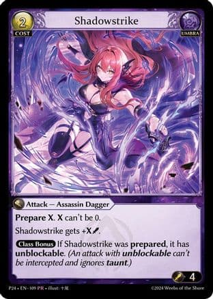 Shadowstrike — Promotional Cards