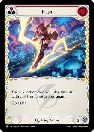 Flash (Red) — Rosetta Flesh and Blood card by Patchanee Treedet