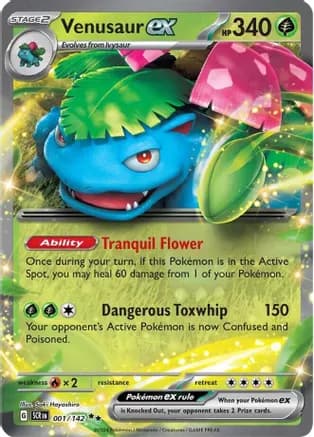 Venusaur ex — SV07: Stellar Crown