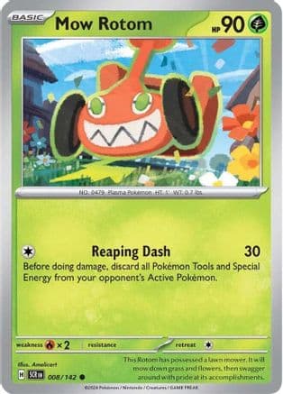 Mow Rotom — SV07: Stellar Crown Pokémon TCG card by 5ban Graphics