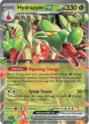 Hydrapple ex - 014/142 — SV07: Stellar Crown