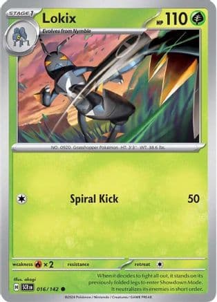 Lokix — SV07: Stellar Crown Pokémon TCG card by aoki