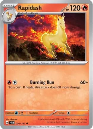 Rapidash — SV07: Stellar Crown