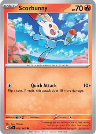 Scorbunny — SV07: Stellar Crown