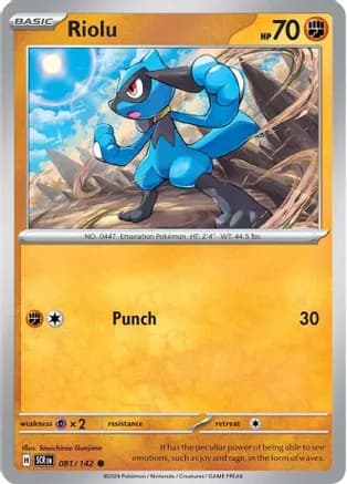 Riolu — SV07: Stellar Crown