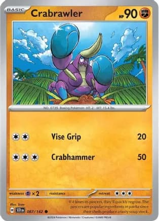 Crabrawler — SV07: Stellar Crown