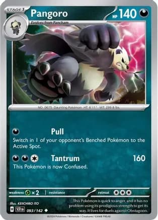 Pangoro — SV07: Stellar Crown