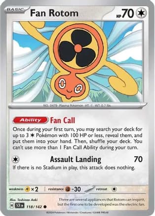 Fan Rotom — SV07: Stellar Crown