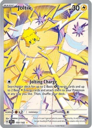 Joltik - 150/142 — SV07: Stellar Crown Pokémon TCG card by AYUMI ICHIKAWA