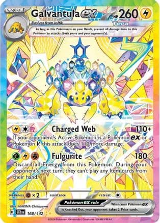 Galvantula ex - 168/142 — Pokémon TCG card