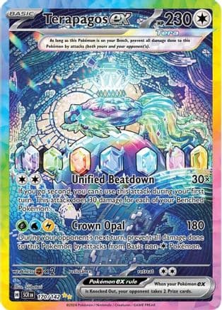 Terapagos ex - 170/142 — Pokémon TCG card
