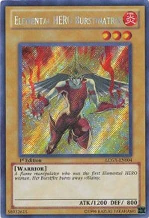 Elemental HERO Burstinatrix (Alternate Art) — Legendary Collection 2