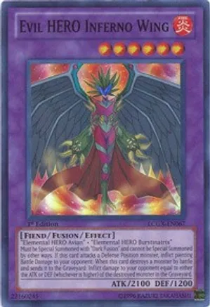 Evil HERO Inferno Wing — Legendary Collection 2