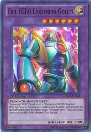 Evil HERO Lightning Golem — Legendary Collection 2