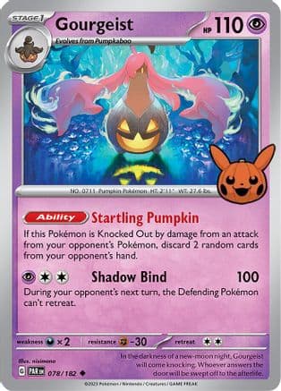 Gourgeist — Trick or Trade BOOster Bundle 2024 Pokémon TCG card by nisimono