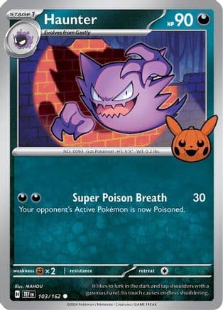 Haunter — Trick or Trade BOOster Bundle 2024 Pokémon TCG card by MAHOU