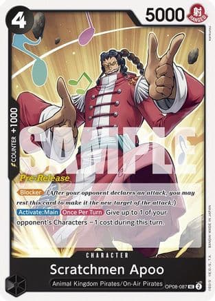 Scratchmen Apoo — Two Legends Pre-Release Cards
