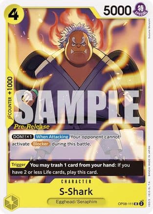 S-Shark — Two Legends Pre-Release Cards