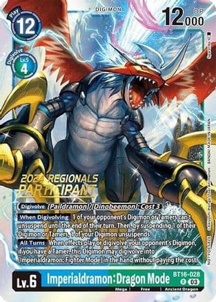 Imperialdramon: Dragon Mode (2024 Regionals Participant) — Beginning Observer