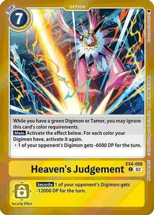 Heaven's Judgement (Event Pack 7) — Alternative Being Booster