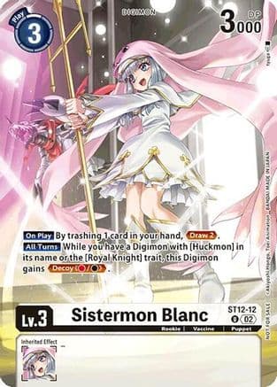 Sistermon Blanc (Event Pack 7) — Digimon Card Game card