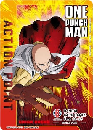 Action Point Card (One Punch Man) (BANDAI Card Games Fest 23-24 World Tour) — Union Arena Promotion Cards