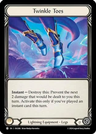 Twinkle Toes — Blitz Deck: Rosetta - Oscilio Flesh and Blood card by Brian Madya Narendra