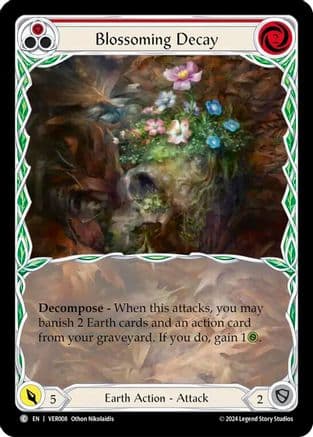 Blossoming Decay (Red) — Flesh and Blood card