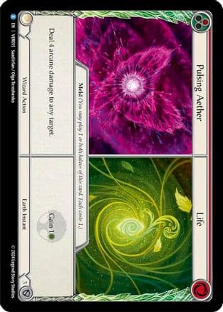 Pulsing Aether / Life — Blitz Deck: Rosetta - Verdance Flesh and Blood card by Sasa Ishin / Olga Tereshchenko