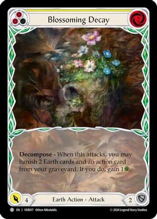 Blossoming Decay (Yellow) — Blitz Deck: Rosetta - Verdance
