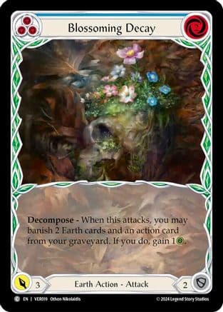 Blossoming Decay (Blue) — Flesh and Blood card