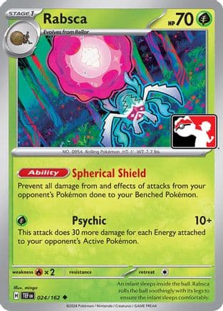 Rabsca - 024/162 — Prize Pack Series Cards Pokémon TCG card by mingo