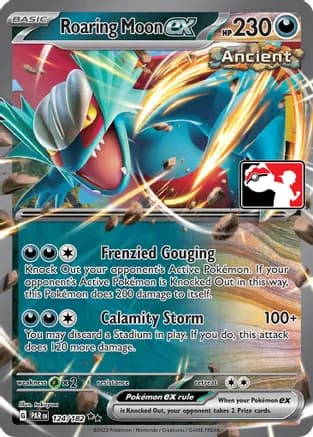 Roaring Moon ex - 124/182 — Prize Pack Series Cards Pokémon TCG card by takuyoa