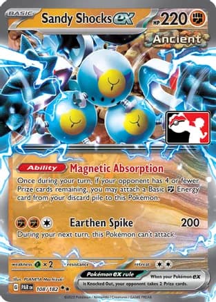 Sandy Shocks ex - 108/182 — Prize Pack Series Cards Pokémon TCG card by PLANETA Mochizuki
