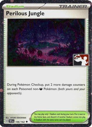Perilous Jungle - 156/162 (Cosmos Holo) — Prize Pack Series Cards Pokémon TCG card by AYUMI ODASHIMA