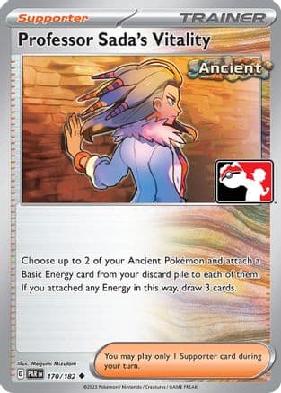 Professor Sada's Vitality - 170/182 — Prize Pack Series Cards Pokémon TCG card by Megumi Mizutani