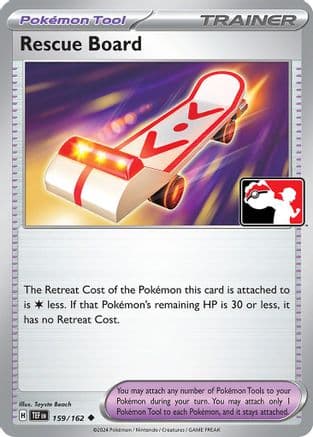 Rescue Board - 159/162 — Prize Pack Series Cards Pokémon TCG card by Toyste Beach