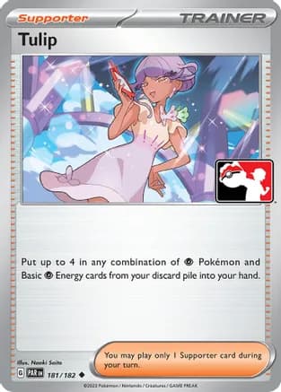 Tulip - 181/182 — Prize Pack Series Cards Pokémon TCG card by Naoki Saito