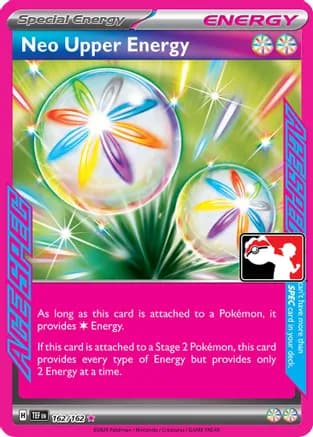 Neo Upper Energy - 162/162 — Prize Pack Series Cards