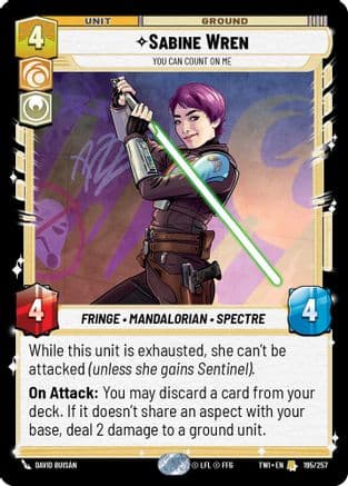 Sabine Wren - You Can Count On Me — Twilight of the Republic