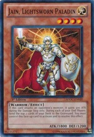 Jain, Lightsworn Paladin — Structure Deck: Dragons Collide Yu-Gi-Oh! card by KAZUKI TAKAHASHI