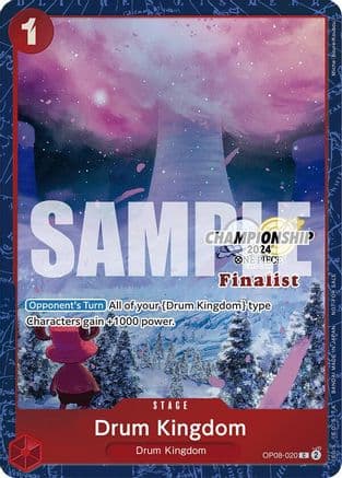Drum Kingdom (Championship 2024 Finalist Card Set) — One Piece Promotion Cards