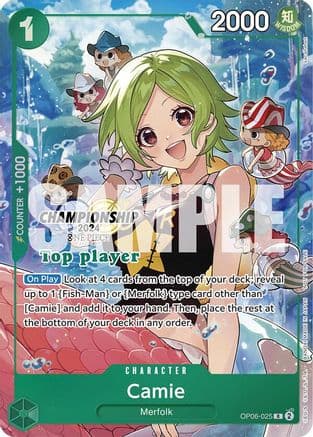 Camie (Championship 2024 Top Player Pack) — One Piece Promotion Cards
